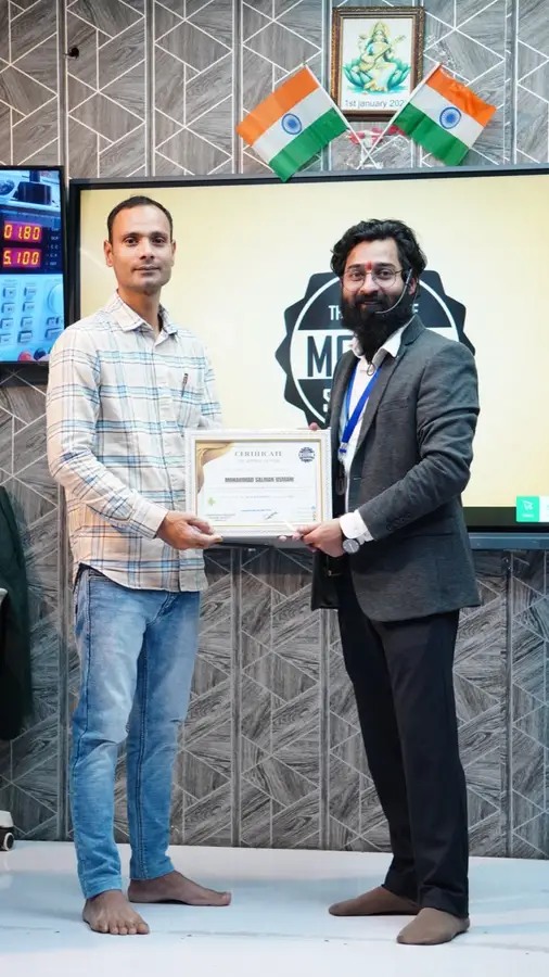 DMS January batch graduate with certificate