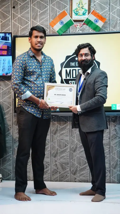 DMS January batch graduate with certificate