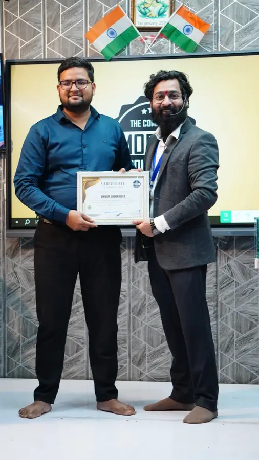 DMS January batch graduate with certificate