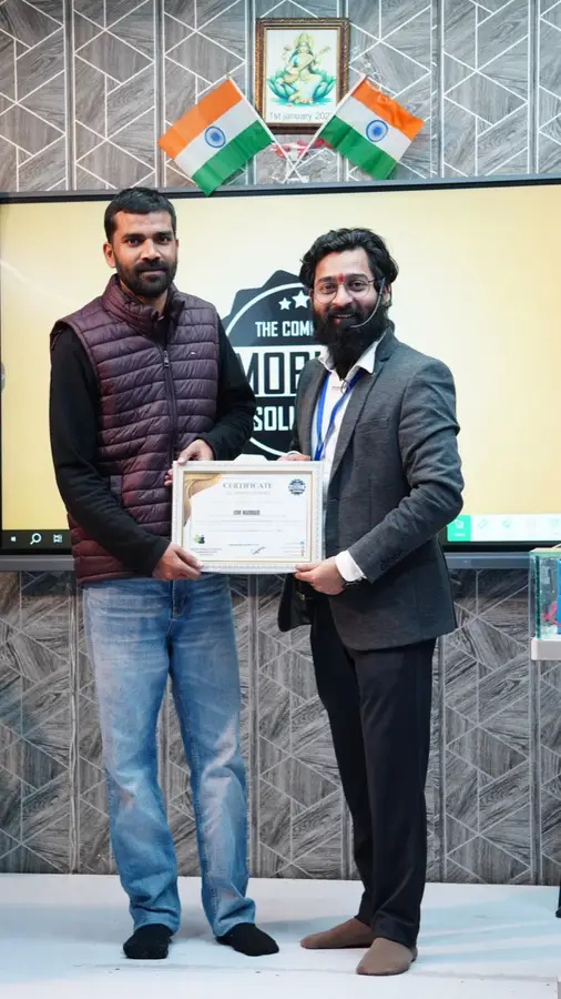 DMS January batch graduate with certificate