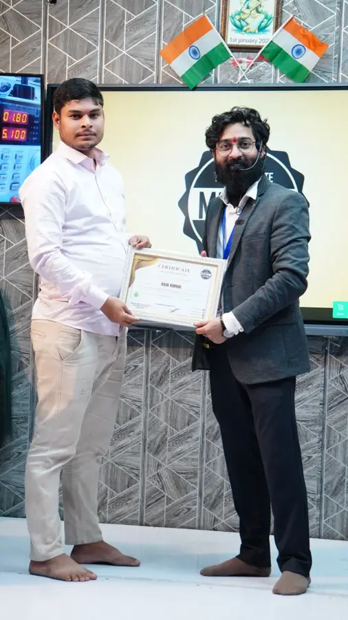 DMS January batch graduate with certificate