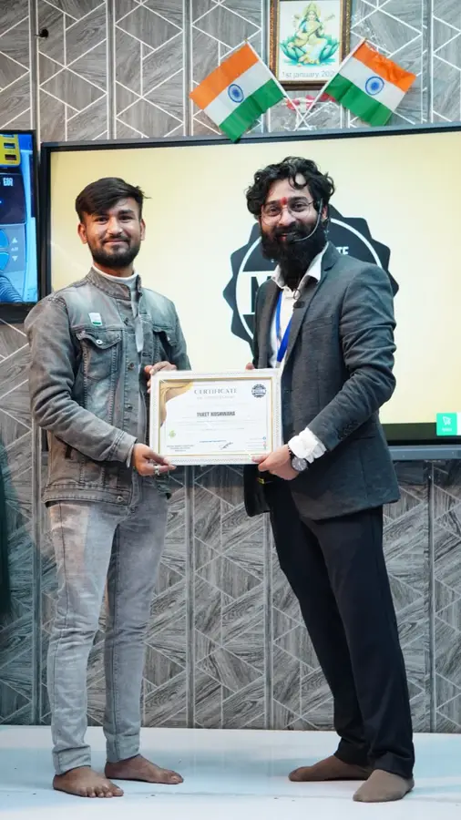 DMS January batch graduate with certificate