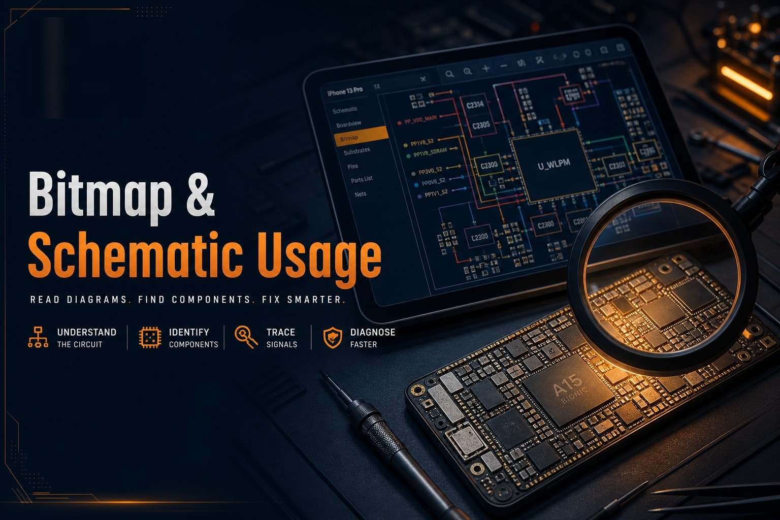 Bitmap & schematic usage