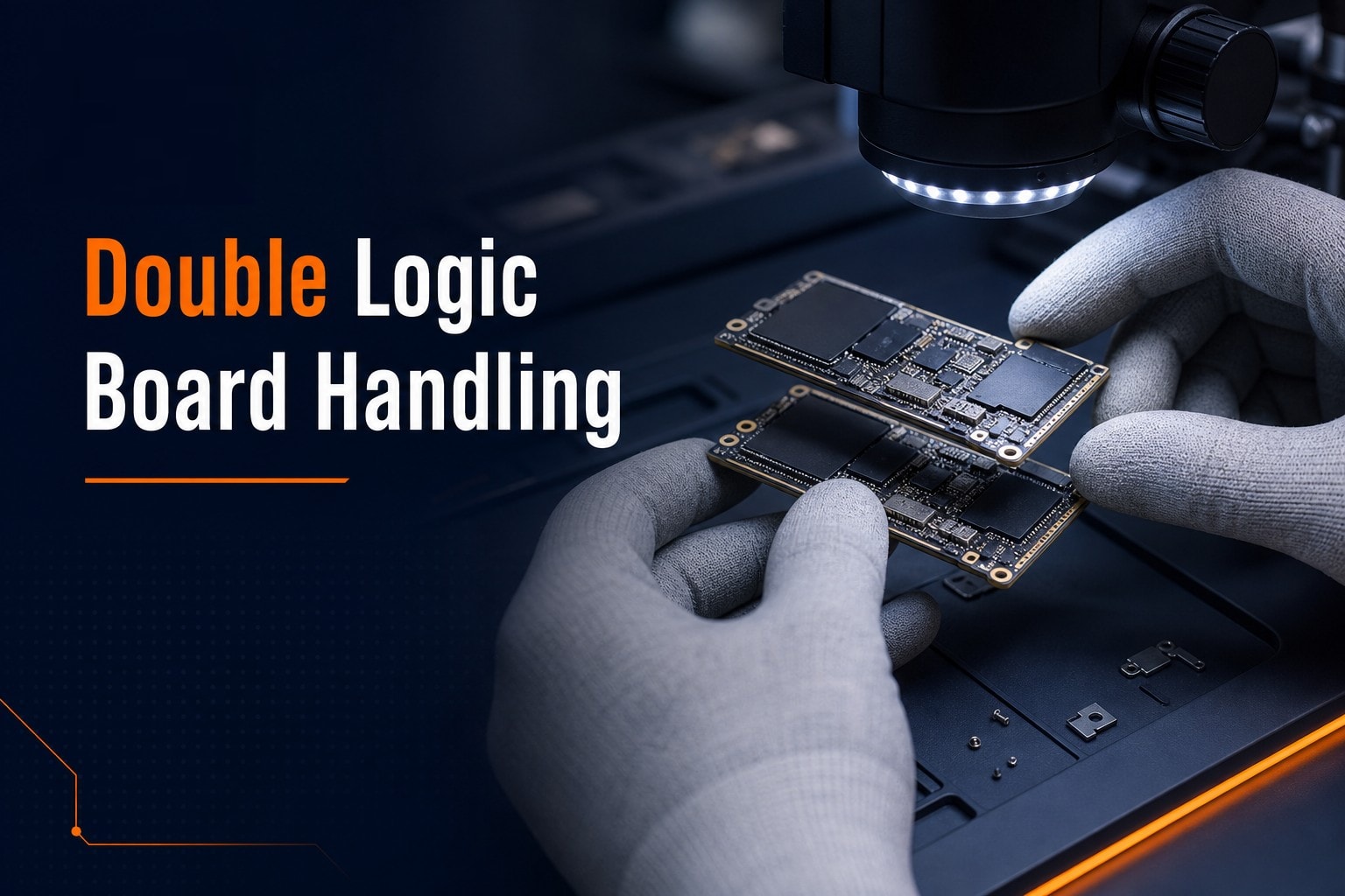Double logic board handling